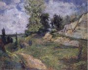 Paul Gauguin The Quarries of Le Chou near Pontoise oil painting